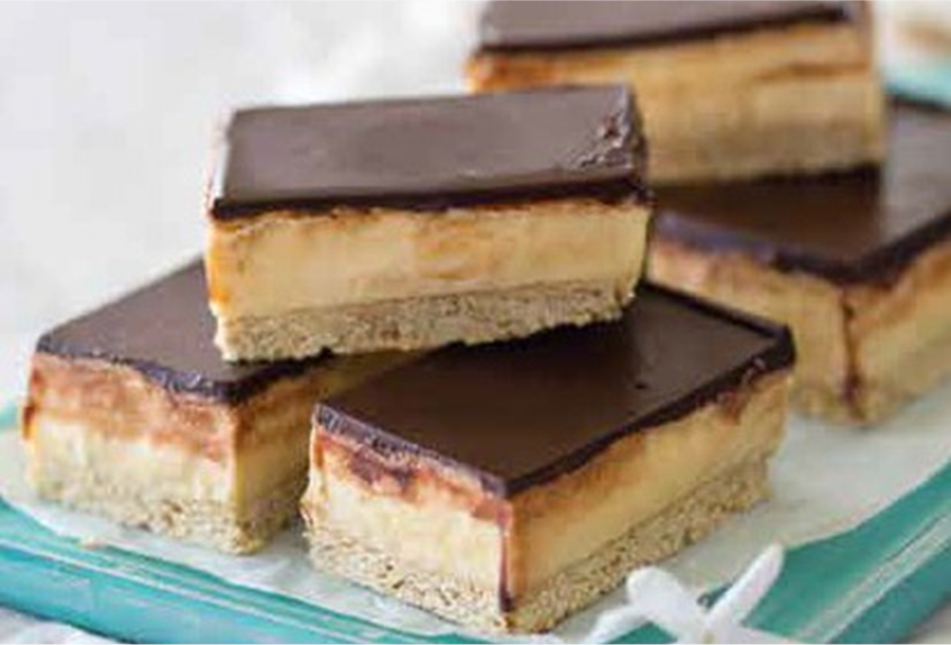 Salted Caramel Peanut Slice